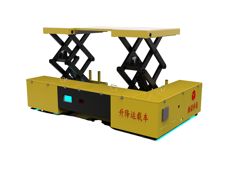 AGV lifting and transporting vehicle